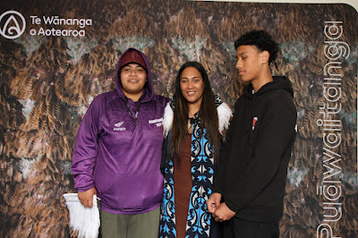 Booth photo from the TWoA Waiariki 2023 Graduations (Whakatāne), held at the Baptist Church, Whakatāne, Bay of Plenty, New Zealand on Wednesday, 17 May, 2023. Photo: Mike Walen / KeyImagery Photography. Copyright: © Te Wānanga o Aotearoa.