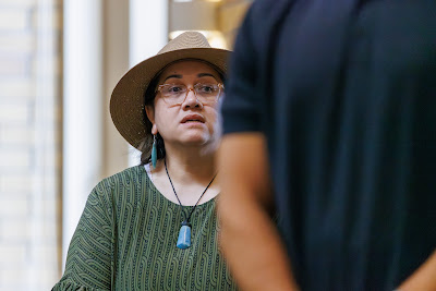 Photo from the New Staff & Student Pōwhiri event held in the All Saints Chapel at Waikato Diocesan in Hamilton, Waikato, New Zealand on Wednesday, 7 Feb,ruary 2024. Photo by Mike Walen / KeyImagery Photography. Copyright: © Waikato Diocesan School for Girls.