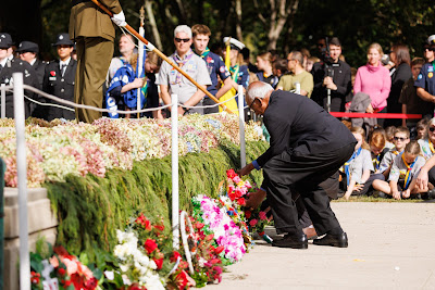Photo from the Anzac Day 2025 Civic Service held at Memorial Park in Hamilton, Waikato, New Zealand on Friday, 25 April, 2025. Photography by Mike Walen / KeyImagery Photography. Copyright: © 2025 Hamilton City Council.