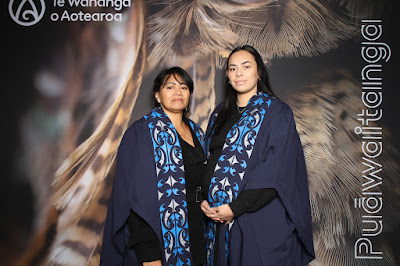 Booth photo from the TWoA Waiariki 2024 Graduations (Kawerau), held at Rautahi Marae, Kawerau, Bay of Plenty, New Zealand on Friday, 17 May, 2023. Photo: InstaBooth by KeyImagery Photography. Copyright: © Te Wānanga o Aotearoa.