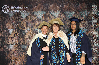 Booth photo from the TWoA Waiariki 2023 Graduations (Waiwhero), held at Te Puia, Rotorua, Bay of Plenty, New Zealand on Friday, 12 May, 2023. Photo: Instabooth by KeyImagery. Copyright: © Te Wānanga o Aotearoa.