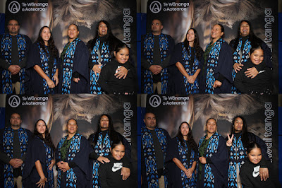 Booth photo from the TWoA Waiariki 2024 Graduations (Tauranga Moana), held at Bethlehem Baptist Church, Tauranga, Bay of Plenty, New Zealand on Friday, 3 May, 2024. Photo: InstaBooth by KeyImagery Photography. Copyright: © Te Wānanga o Aotearoa.