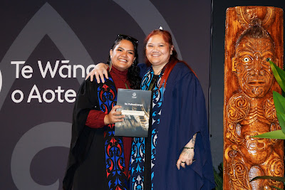Photo from Ceremony 6 of the TWoA Tāmaki Makaurau 2025 Graduations (May 2025) held at the Mangere Arts Centre in Auckland, New Zealand on Wednesday, 28 May, 2025. Photo by Mike Walen / KeyImagery Photography. Copyright: © 2025 Te Wānanga o Aotearoa.