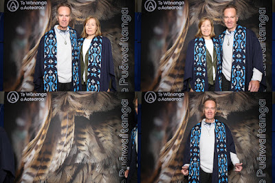 Booth photo from the TWoA Waiariki 2024 Graduations (Tauranga Moana), held at Bethlehem Baptist Church, Tauranga, Bay of Plenty, New Zealand on Friday, 3 May, 2024. Photo: InstaBooth by KeyImagery Photography. Copyright: © Te Wānanga o Aotearoa.