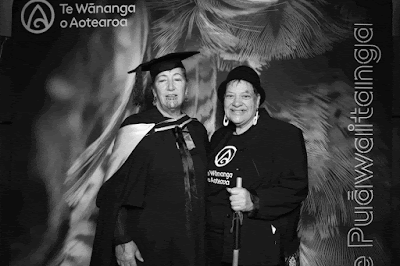 Booth photo from the TWoA Waiariki 2024 Graduations (Tauranga Moana), held at Bethlehem Baptist Church, Tauranga, Bay of Plenty, New Zealand on Friday, 3 May, 2024. Photo: InstaBooth by KeyImagery Photography. Copyright: © Te Wānanga o Aotearoa.