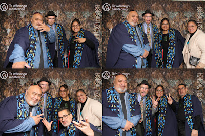 Booth photo from the TWoA Waiariki 2023 Graduations (Whakatāne), held at the Baptist Church, Whakatāne, Bay of Plenty, New Zealand on Wednesday, 17 May, 2023. Photo: Mike Walen / KeyImagery Photography. Copyright: © Te Wānanga o Aotearoa.