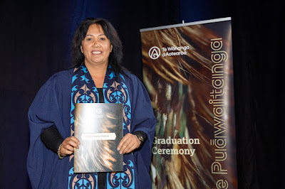 Photo from the TWoA Tainui 2019 Graduations (Ceremony 1),  held at Hamilton Boys' High School, Hamilton, New Zealand. Taken: Wednesday 17 April 2019. Photo: Mike Walen / KeyImagery Photography. Copyright: © Te Wānanga o Aotearoa.