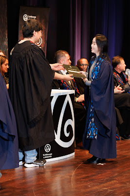 Photo from the TWoA Tāmaki Makaurau 2023 Graduations (Ceremony 2 @ 3pm), held at the Due Drop Events Centre, Manukau, Auckland, New Zealand on Wednesday, 7 June, 2023. Photo: Mike Walen / KeyImagery Photography. Copyright: © Te Wānanga o Aotearoa.