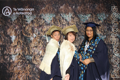 Booth photo from the TWoA Waiariki 2023 Graduations (Waiwhero), held at Te Puia, Rotorua, Bay of Plenty, New Zealand on Friday, 12 May, 2023. Photo: Instabooth by KeyImagery. Copyright: © Te Wānanga o Aotearoa.