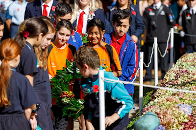 Photo from the Anzac Civic Parade/Service held at Memorial Park, Hamilton, New Zealand. Taken: Sunday, 25 April 2021. Photo: Mike Walen / KeyImagery Photography. Copyright: © Hamilton City Council.