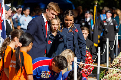 Photo from the Anzac Civic Parade/Service held at Memorial Park, Hamilton, New Zealand. Taken: Sunday, 25 April 2021. Photo: Mike Walen / KeyImagery Photography. Copyright: © Hamilton City Council.