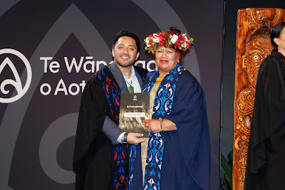 Photo from Ceremony 6 of the TWoA Tāmaki Makaurau 2025 Graduations (May 2025) held at the Mangere Arts Centre in Auckland, New Zealand on Wednesday, 28 May, 2025. Photo by Mike Walen / KeyImagery Photography. Copyright: © 2025 Te Wānanga o Aotearoa.