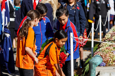 Photo from the Anzac Civic Parade/Service held at Memorial Park, Hamilton, New Zealand. Taken: Sunday, 25 April 2021. Photo: Mike Walen / KeyImagery Photography. Copyright: © Hamilton City Council.