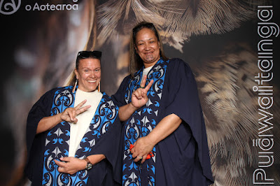 Photo from the TWoA Waiariki 2025 Graduation (Ōpōtiki) held at the De Luxe Theatre in Ōpōtiki, Bay of Plenty, New Zealand on Friday, 23 May, 2025. Photo: InstaBooth by KeyImagery Photography. Copyright: © 2025 Te Wānanga o Aotearoa.