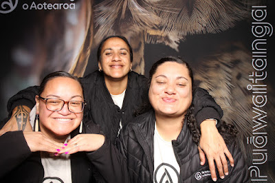 Photo from the TWoA Waiariki 2025 Graduation (Ōpōtiki) held at the De Luxe Theatre in Ōpōtiki, Bay of Plenty, New Zealand on Friday, 23 May, 2025. Photo: InstaBooth by KeyImagery Photography. Copyright: © 2025 Te Wānanga o Aotearoa.