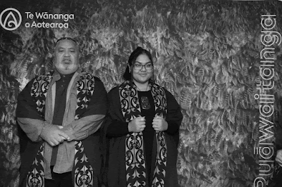 Booth photo from the TWoA Waiariki 2023 Graduations (Whakatāne), held at the Baptist Church, Whakatāne, Bay of Plenty, New Zealand on Wednesday, 17 May, 2023. Photo: Mike Walen / KeyImagery Photography. Copyright: © Te Wānanga o Aotearoa.