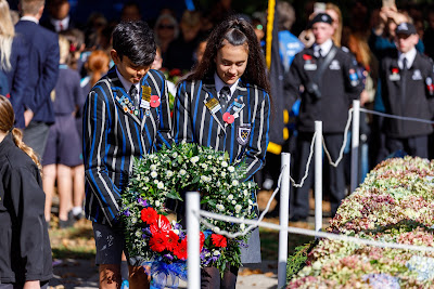 Photo from the Anzac Civic Parade/Service held at Memorial Park, Hamilton, New Zealand. Taken: Sunday, 25 April 2021. Photo: Mike Walen / KeyImagery Photography. Copyright: © Hamilton City Council.