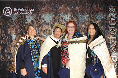 Booth photo from the TWoA Waiariki 2023 Graduations (Waiwhero), held at Te Puia, Rotorua, Bay of Plenty, New Zealand on Friday, 12 May, 2023. Photo: Instabooth by KeyImagery. Copyright: © Te Wānanga o Aotearoa.