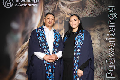 Booth photo from the TWoA Waiariki 2024 Graduations (Kawerau), held at Rautahi Marae, Kawerau, Bay of Plenty, New Zealand on Friday, 17 May, 2023. Photo: InstaBooth by KeyImagery Photography. Copyright: © Te Wānanga o Aotearoa.
