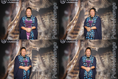Booth photo from the TWoA Waiariki 2024 Graduations (Kawerau), held at Rautahi Marae, Kawerau, Bay of Plenty, New Zealand on Friday, 17 May, 2023. Photo: InstaBooth by KeyImagery Photography. Copyright: © Te Wānanga o Aotearoa.