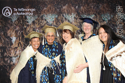 Booth photo from the TWoA Waiariki 2023 Graduations (Waiwhero), held at Te Puia, Rotorua, Bay of Plenty, New Zealand on Friday, 12 May, 2023. Photo: Instabooth by KeyImagery. Copyright: © Te Wānanga o Aotearoa.
