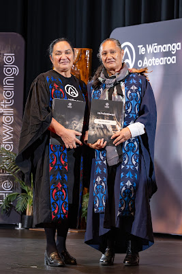 Photo from the TWoA Whirikoka 2024 Graduation (Gisborne), held at the War Memorial Theatre, Gisborne, East Coast, New Zealand on Wednesday, 16 April, 2025. Photo by Alick Saunders for KeyImagery Photography. Copyright: © 2025 Te Wānanga o Aotearoa.