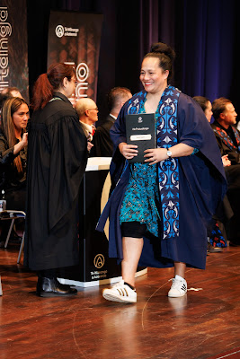 Photo from the TWoA Tāmaki Makaurau 2023 Graduations (Ceremony 2 @ 3pm), held at the Due Drop Events Centre, Manukau, Auckland, New Zealand on Wednesday, 7 June, 2023. Photo: Mike Walen / KeyImagery Photography. Copyright: © Te Wānanga o Aotearoa.