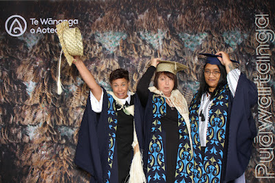 Booth photo from the TWoA Waiariki 2023 Graduations (Waiwhero), held at Te Puia, Rotorua, Bay of Plenty, New Zealand on Friday, 12 May, 2023. Photo: Instabooth by KeyImagery. Copyright: © Te Wānanga o Aotearoa.
