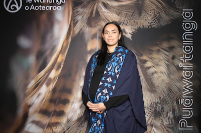 Booth photo from the TWoA Waiariki 2024 Graduations (Kawerau), held at Rautahi Marae, Kawerau, Bay of Plenty, New Zealand on Friday, 17 May, 2023. Photo: InstaBooth by KeyImagery Photography. Copyright: © Te Wānanga o Aotearoa.