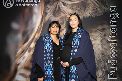 Booth photo from the TWoA Waiariki 2024 Graduations (Kawerau), held at Rautahi Marae, Kawerau, Bay of Plenty, New Zealand on Friday, 17 May, 2023. Photo: InstaBooth by KeyImagery Photography. Copyright: © Te Wānanga o Aotearoa.
