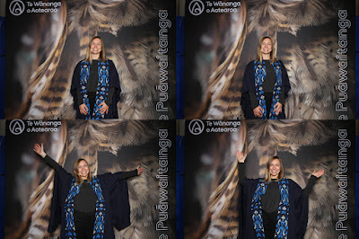 Booth photo from the TWoA Waiariki 2024 Graduations (Tauranga Moana), held at Bethlehem Baptist Church, Tauranga, Bay of Plenty, New Zealand on Friday, 3 May, 2024. Photo: InstaBooth by KeyImagery Photography. Copyright: © Te Wānanga o Aotearoa.