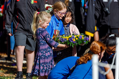 Photo from the Anzac Civic Parade/Service held at Memorial Park, Hamilton, New Zealand. Taken: Sunday, 25 April 2021. Photo: Mike Walen / KeyImagery Photography. Copyright: © Hamilton City Council.