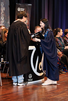Photo from the TWoA Tāmaki Makaurau 2023 Graduations (Ceremony 2 @ 3pm), held at the Due Drop Events Centre, Manukau, Auckland, New Zealand on Wednesday, 7 June, 2023. Photo: Mike Walen / KeyImagery Photography. Copyright: © Te Wānanga o Aotearoa.