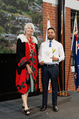 Photo from the HCC NZ Citizenship Ceremony 1 (Morning) held at The Atrium, Wintec/Te Pukenga, Hamilton, Waikato, New Zealand at 10:00am on Monday, 11 March, 2024. Photo: Mike Walen / KeyImagery Photography. Copyright: © Hamilton City Council.