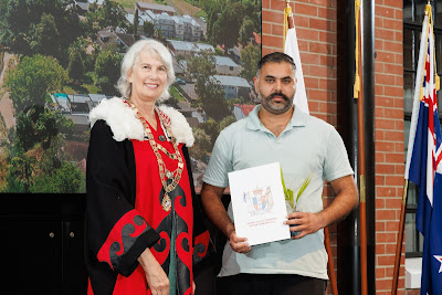 Photo from the HCC NZ Citizenship Ceremony 1 (Morning) held at The Atrium, Wintec/Te Pukenga, Hamilton, Waikato, New Zealand at 10:00am on Monday, 11 March, 2024. Photo: Mike Walen / KeyImagery Photography. Copyright: © Hamilton City Council.