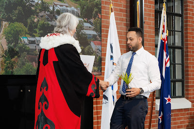 Photo from the HCC NZ Citizenship Ceremony 1 (Morning) held at The Atrium, Wintec/Te Pukenga, Hamilton, Waikato, New Zealand at 10:00am on Monday, 11 March, 2024. Photo: Mike Walen / KeyImagery Photography. Copyright: © Hamilton City Council.