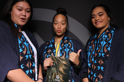 Booth photo from the TWoA Tainui 2019 Graduations (Ceremony 3),  held at Hamilton Boys' High School, Hamilton, New Zealand. Taken: Thursday 18 April 2019. Photo: InstaBooth / KeyImagery Photography. Copyright: © Te Wānanga o Aotearoa.
