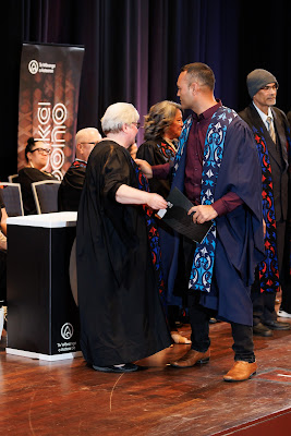 Photo from the TWoA Tāmaki Makaurau 2023 Graduations (Ceremony 3 @ 8pm), held at the Due Drop Events Centre, Manukau, Auckland, New Zealand on Wednesday, 7 June, 2023. Photo: Mike Walen / KeyImagery Photography. Copyright: © Te Wānanga o Aotearoa.