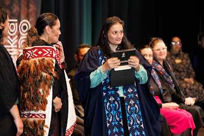 Photo from the TWoA Tāmaki Makaurau 2023 Graduations (Ceremony 4 @ 10am), held at the Due Drop Events Centre, Manukau, Auckland, New Zealand on Thursday, 8 June, 2023. Photo: Mike Walen / KeyImagery Photography. Copyright: © Te Wānanga o Aotearoa.