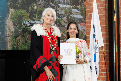 Photo from the HCC NZ Citizenship Ceremony 1 (Morning) held at The Atrium, Wintec/Te Pukenga, Hamilton, Waikato, New Zealand at 10:00am on Monday, 11 March, 2024. Photo: Mike Walen / KeyImagery Photography. Copyright: © Hamilton City Council.