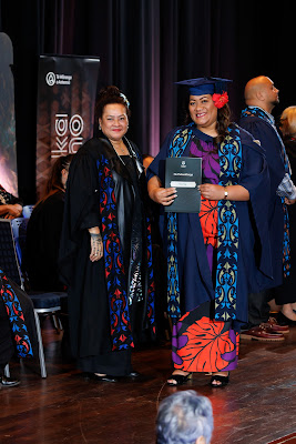 Photo from the TWoA Tāmaki Makaurau 2023 Graduations (Ceremony 1 @ 10am), held at the Due Drop Events Centre, Manukau, Auckland, New Zealand on Wednesday, 7 June, 2023. Photo: Mike Walen / KeyImagery Photography. Copyright: © Te Wānanga o Aotearoa.