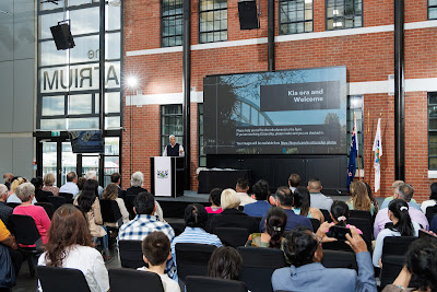 Photo from the HCC NZ Citizenship Ceremony 2 (Afternoon) held at The Atrium, Wintec/Te Pukenga, Hamilton, Waikato, New Zealand at 3:30pm on Monday, 15 April, 2024. Photo: Mike Walen / KeyImagery Photography. Copyright: © Hamilton City Council.