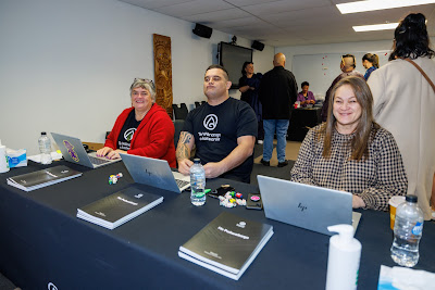 Photo from the TWoA Waiariki 2023 Graduations (Waiwhero), held at Te Puia, Rotorua, Bay of Plenty, New Zealand on Friday, 12 May, 2023. Photo: Mike Walen / KeyImagery Photography. Copyright: © Te Wānanga o Aotearoa.
