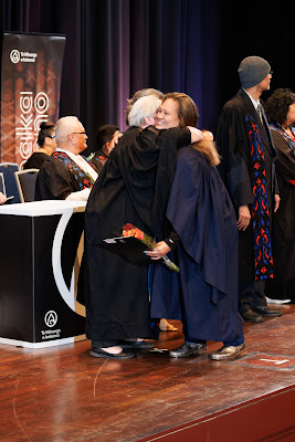 Photo from the TWoA Tāmaki Makaurau 2023 Graduations (Ceremony 3 @ 8pm), held at the Due Drop Events Centre, Manukau, Auckland, New Zealand on Wednesday, 7 June, 2023. Photo: Mike Walen / KeyImagery Photography. Copyright: © Te Wānanga o Aotearoa.