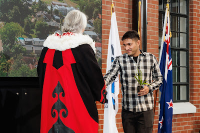 Photo from the HCC NZ Citizenship Ceremony 1 (Morning) held at The Atrium, Wintec/Te Pukenga, Hamilton, Waikato, New Zealand at 10:00am on Monday, 11 March, 2024. Photo: Mike Walen / KeyImagery Photography. Copyright: © Hamilton City Council.