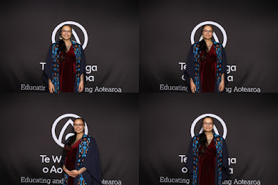 Photo from the TWoA Tāmaki Makaurau 2023 Graduations (Ceremony 6 @ 8pm), held at the Due Drop Events Centre, Manukau, Auckland, New Zealand on Thursday, 8 June, 2023. Photo: InstaBooth by KeyImagery Photography. Copyright: © Te Wānanga o Aotearoa.