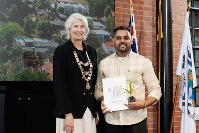 Photo from the HCC NZ Citizenship Ceremony 2 (Afternoon) held at The Atrium, Wintec/Te Pukenga, Hamilton, Waikato, New Zealand at 3:30pm on Monday, 15 April, 2024. Photo: Mike Walen / KeyImagery Photography. Copyright: © Hamilton City Council.