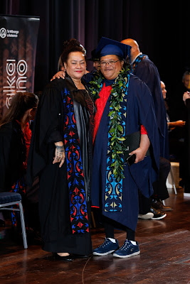 Photo from the TWoA Tāmaki Makaurau 2023 Graduations (Ceremony 1 @ 10am), held at the Due Drop Events Centre, Manukau, Auckland, New Zealand on Wednesday, 7 June, 2023. Photo: Mike Walen / KeyImagery Photography. Copyright: © Te Wānanga o Aotearoa.