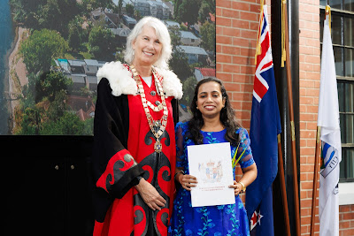 Photo from the HCC NZ Citizenship Ceremony (Morning) held in The Atrium, Wintec/Te Pukenga, Hamilton, Waikato, New Zealand at 10:00am on Monday, 12 February, 2024. Photo: Mike Walen / KeyImagery Photography. Copyright: © Hamilton City Council.