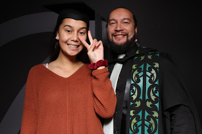 Booth photo from the TWoA Tainui 2019 Graduations (Ceremony 3),  held at Hamilton Boys' High School, Hamilton, New Zealand. Taken: Thursday 18 April 2019. Photo: InstaBooth / KeyImagery Photography. Copyright: © Te Wānanga o Aotearoa.